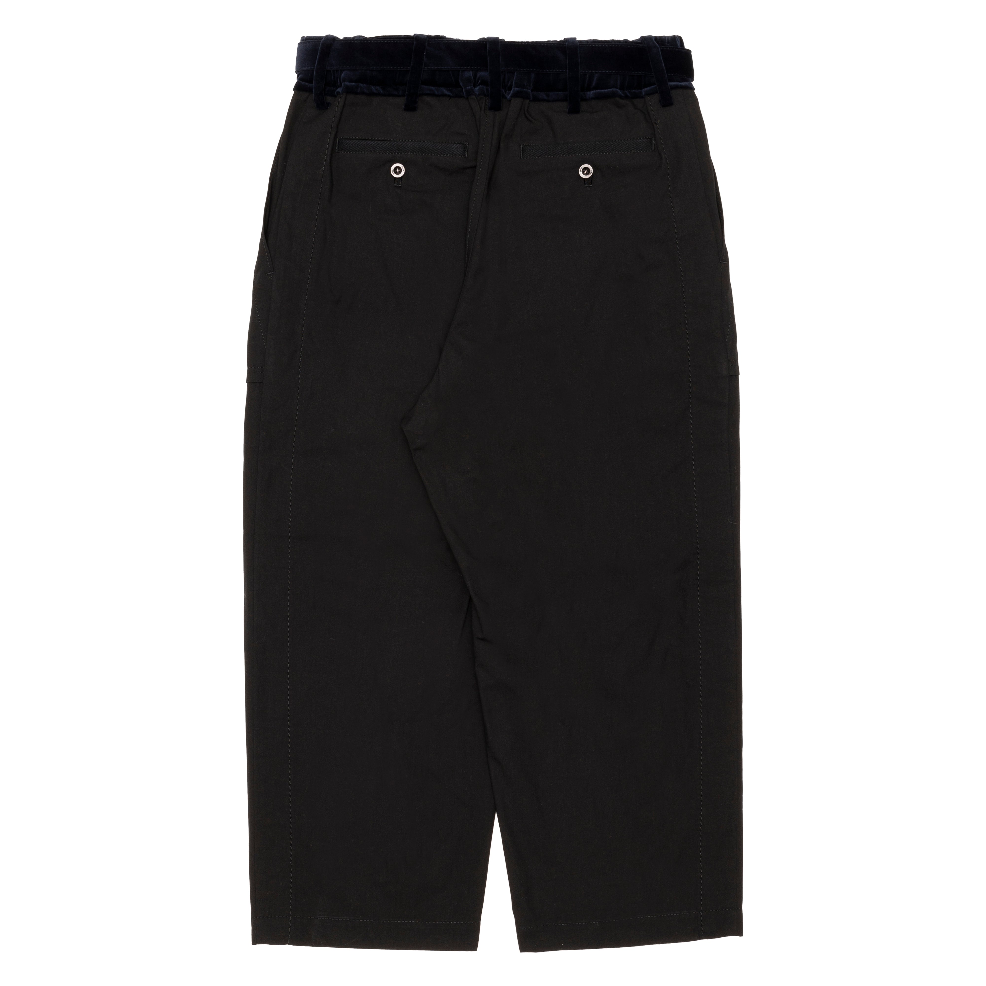 SACAI - Pre Cotton Oxford Pants - (Black)