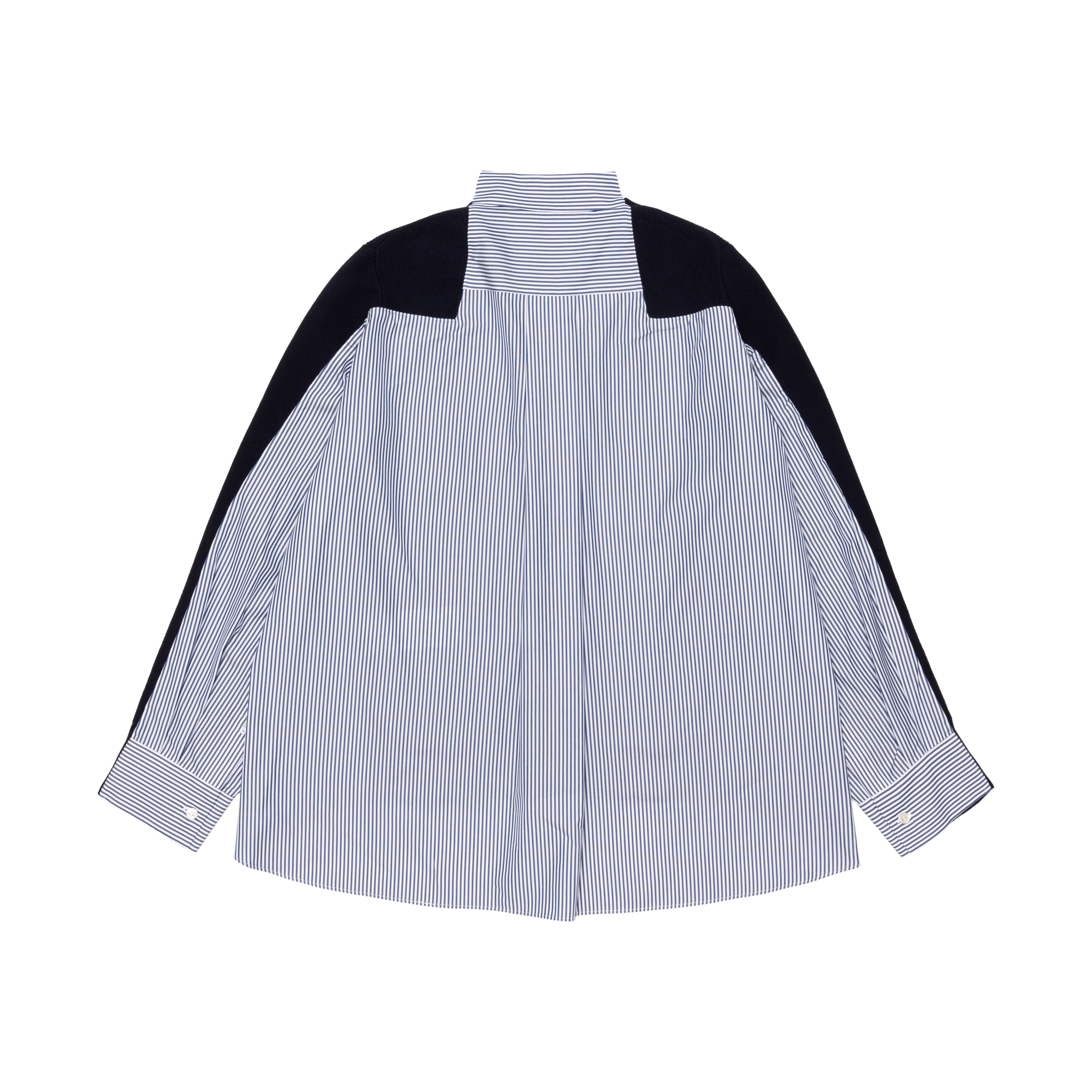 SACAI - Pre Cotton Knit Cardigan - (Navy) – DSMG E-SHOP