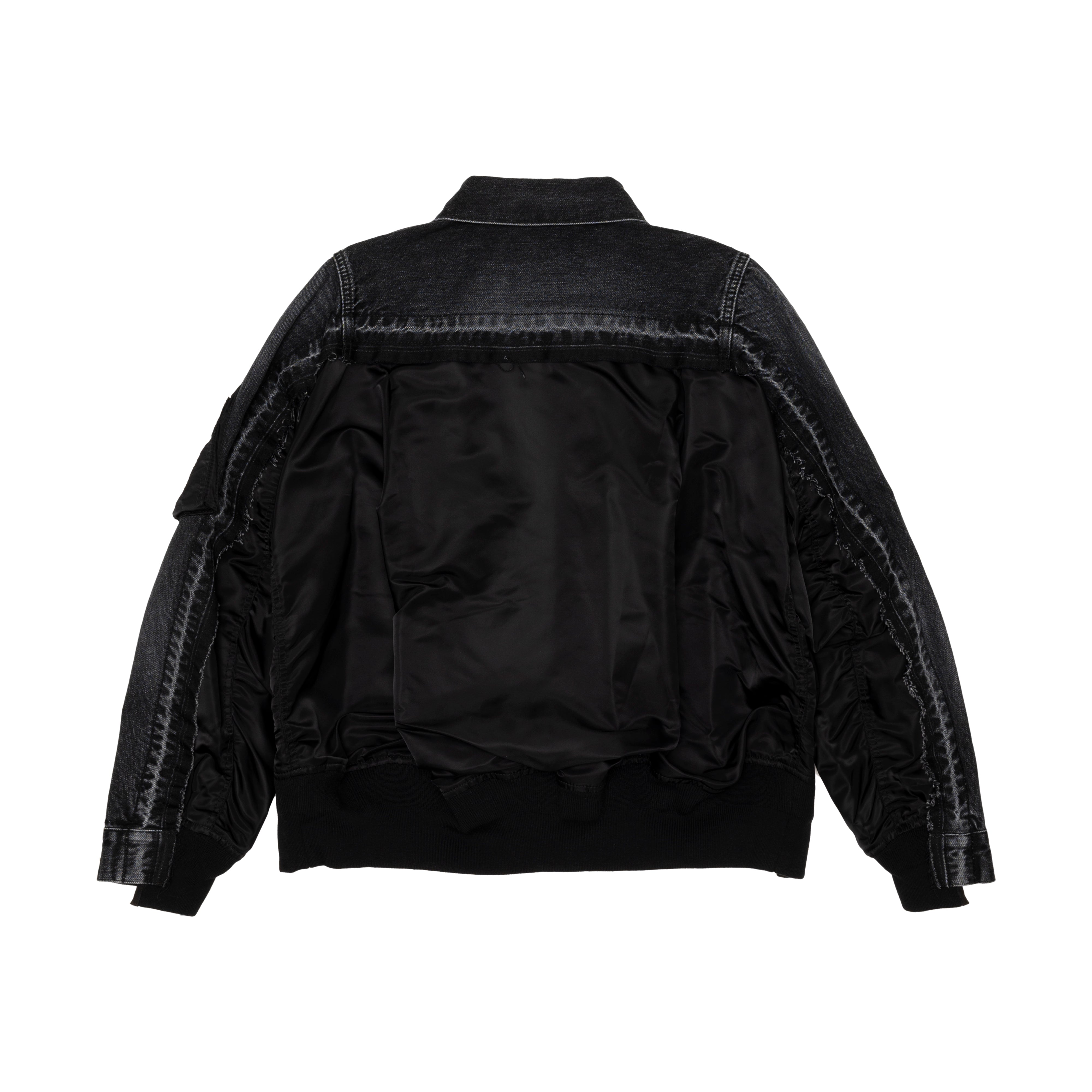 SACAI - Pre Denim X Ma-1 Jacket - (Black)