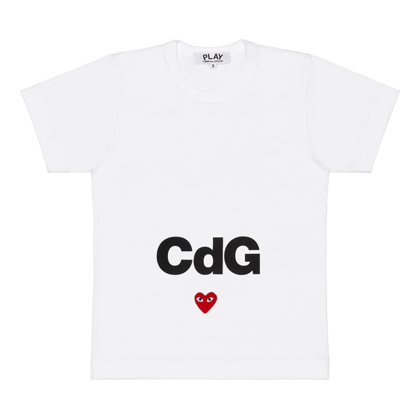 CDG PLAY - Cdg X Play T-Shirt - (White)