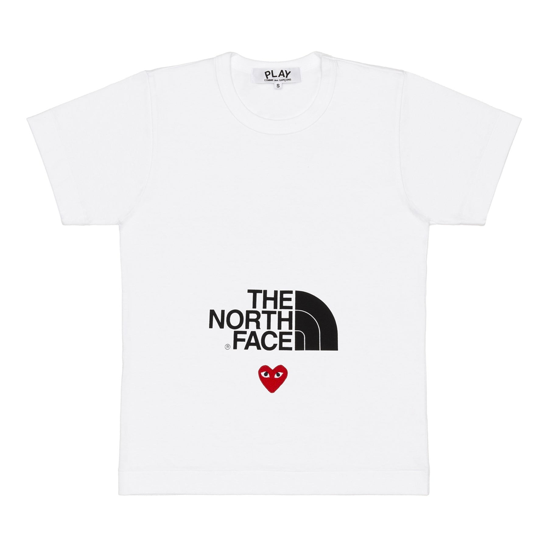 CDG PLAY - The North Face X Play T-Shirt - (White) view 1