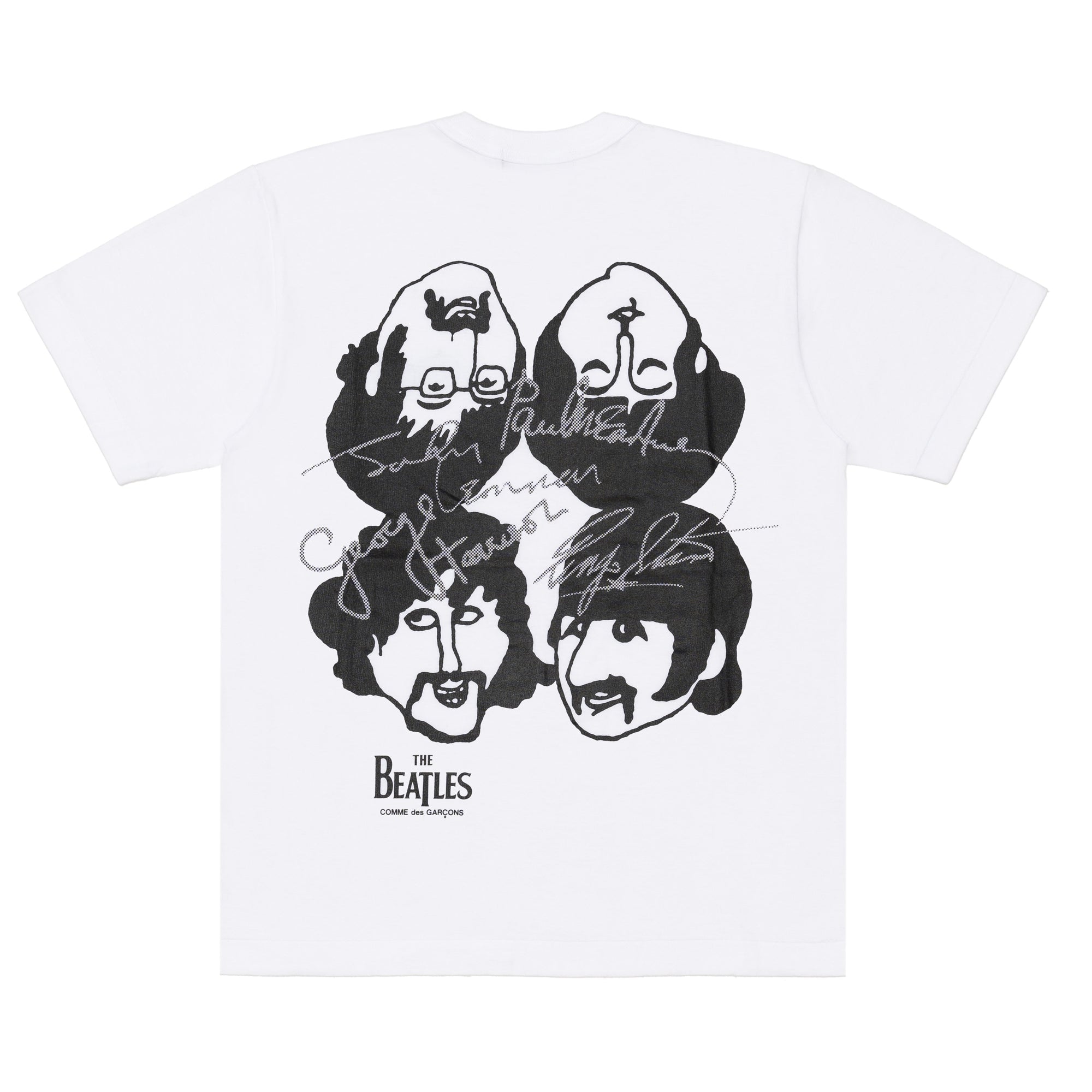 The Beatles CDG - PRINTED T-SHIRT - (WHITE) view 1